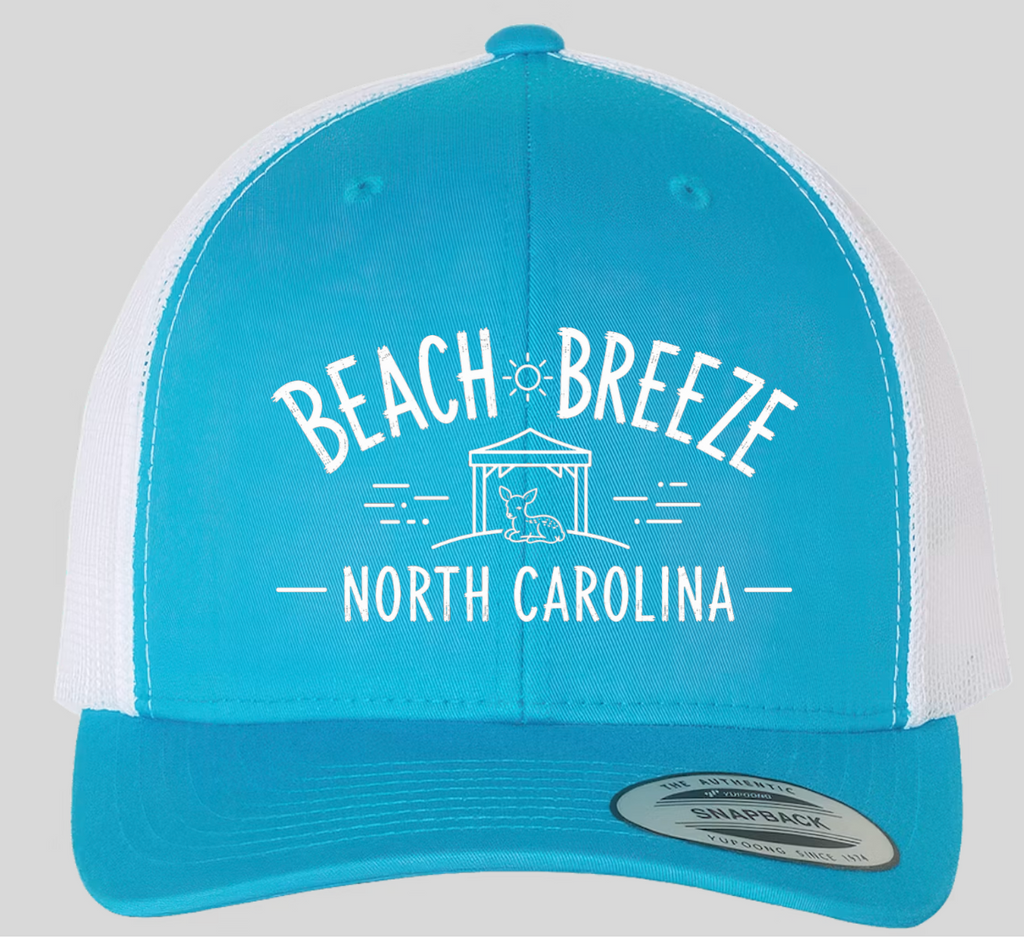 Beach Breeze Retro Trucker Hat