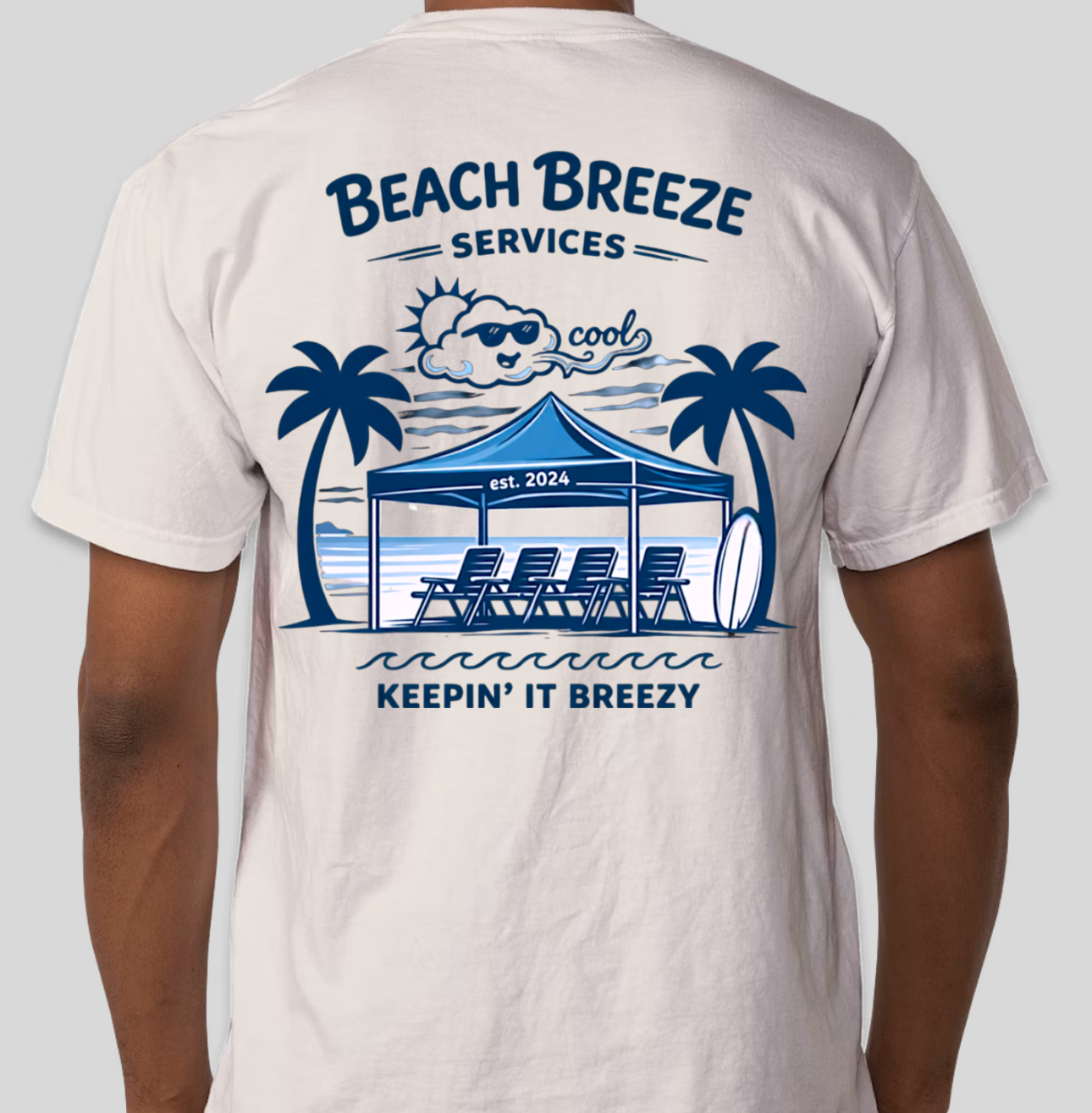Keepin' It Breezy Pocket Tee